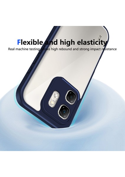 Infinix Smart 9/smart 9 Hd,için Laimtop Kılıf, Kamera Lens Korumalı Hibrit 2'si 1 Arada Şeffaf Kılıf-Blue (Yurt Dışından) fırsatları