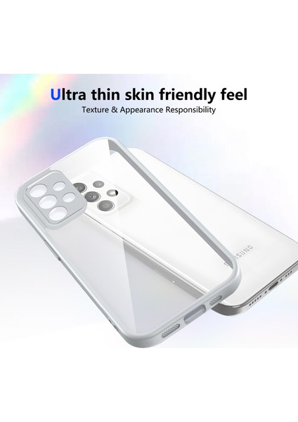 Samsung Galaxy A52/A52 5G/A52S 5g,için Laimtop Kılıf, Kamera Lens Korumalı Hibrit 2'si 1 Arada Şeffaf Kılıf-Gri (Yurt Dışından) fırsatları