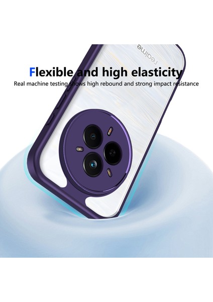 Realme 14 Pro Plus,için Laimtop Kılıf, Kamera Lens Korumalı Hibrit 2'si 1 Arada Şeffaf Kılıf-Mor (Yurt Dışından) indirimleri