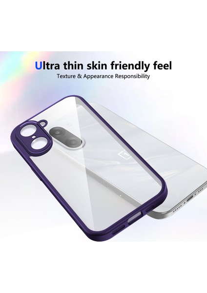 Oneplus Nord Ce5,için Laimtop Kılıf, Kamera Lens Korumalı Hibrit 2'si 1 Arada Şeffaf Kılıf-Mor (Yurt Dışından) fırsatları
