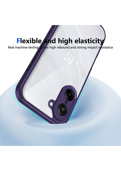 Oneplus Nord Ce5,için Laimtop Kılıf, Kamera Lens Korumalı Hibrit 2'si 1 Arada Şeffaf Kılıf-Mor (Yurt Dışından) indirimleri