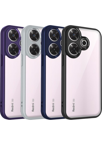 Xiaomi Redmi 13 4g/redmi 13 5g/poco M6 4g/poco M6 Plus,için Laimtop Kılıf, Kamera Lens Korumalı Hibrit 2'si 1 Arada Şeffaf Kılıf-Gri (Yurt Dışından) fiyatları