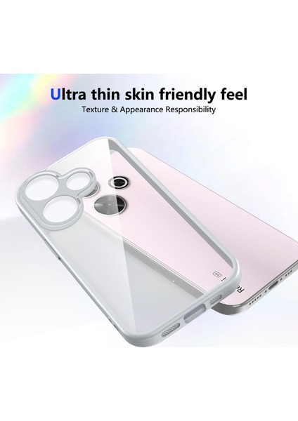 Xiaomi Redmi 13 4g/redmi 13 5g/poco M6 4g/poco M6 Plus,için Laimtop Kılıf, Kamera Lens Korumalı Hibrit 2'si 1 Arada Şeffaf Kılıf-Gri (Yurt Dışından) fırsatları