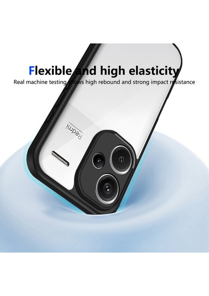 Xiaomi Redmi Note 13 Pro Plus,için Laimtop Kılıf, Kamera Lens Korumalı Hibrit 2'si 1 Arada Şeffaf Kılıf-Siyah (Yurt Dışından) indirimleri