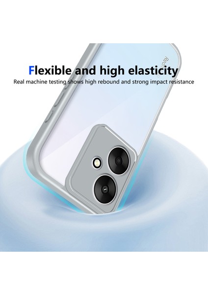 Xiaomi Redmi 13C 5g/poco M6 5g/redmi 13R,IÇIN Laimtop Kılıf, Kamera Lens Korumalı Hibrit 2'si 1 Arada Şeffaf Kılıf-Gri (Yurt Dışından) indirimleri