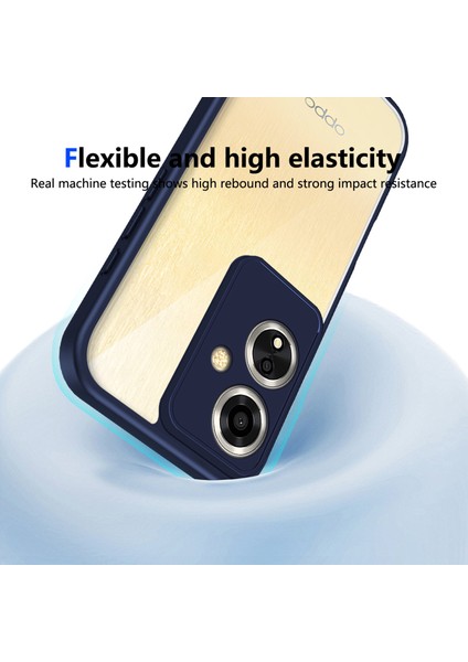 Oppo A2/A79,IÇIN Laimtop Kılıf, Kamera Lens Korumalı Hibrit 2'si 1 Arada Şeffaf Kılıf-Blue (Yurt Dışından) fırsatları