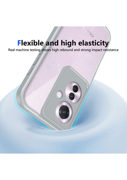 Oppo RENO11 F/F25 Pro,için Laimtop Kılıf, Kamera Lens Korumalı Hibrit 2'si 1 Arada Şeffaf Kılıf-Gri (Yurt Dışından) fırsatları