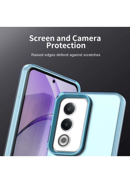 Oppo A3 PRO/A80,IÇIN Laimtop Kılıf, Manyetik Yarı Saydam Mat Arka Kapak, Darbeye Dayanıklı Kılıf-Mavi (Yurt Dışından) fiyatları