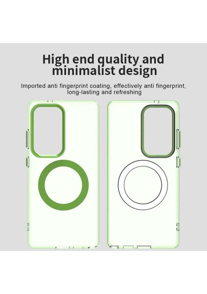 Samsung Galaxy S25 Ultra 5g,için Laimtop Kılıf, Manyetik Yarı Saydam Mat Arka Kapak, Darbeye Dayanıklı Kılıf-Yeşil (Yurt Dışından) indirimleri