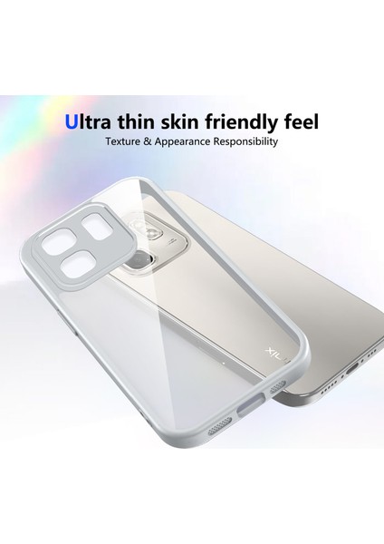 Infinix Smart 9/smart 9 Hd,için Laimtop Kılıf, Kamera Lens Korumalı Hibrit 2'si 1 Arada Şeffaf Kılıf-Gri (Yurt Dışından) fırsatları