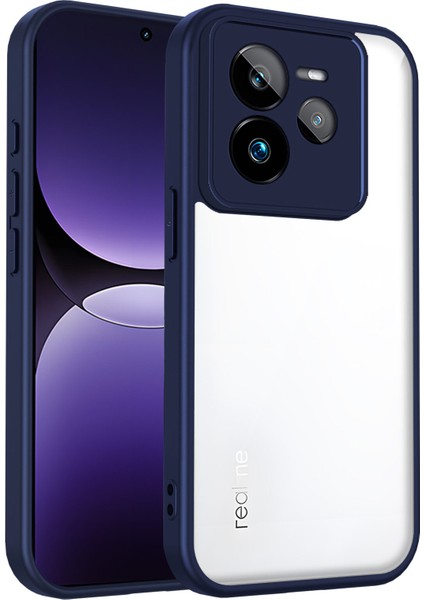 Realme Gt 7 Pro,için Laimtop Kılıf, Kamera Lens Korumalı Hibrit 2'si 1 Arada Şeffaf Kılıf-Blue (Yurt Dışından)