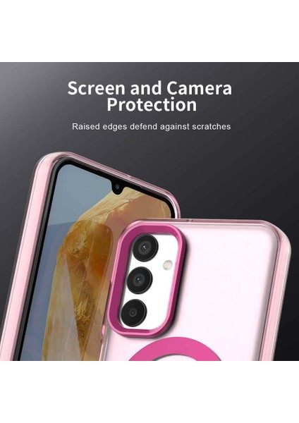 Samsung Galaxy M14 5g,için Laimtop Kılıf, Manyetik Yarı Saydam Mat Arka Kapak, Darbeye Dayanıklı Kılıf-Kırmızı (Yurt Dışından) fiyatları