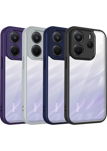 Xiaomi Redmi Note 14 5g,için Laimtop Kılıf, Kamera Lens Korumalı Hibrit 2'si 1 Arada Şeffaf Kılıf-Mor (Yurt Dışından) fiyatları