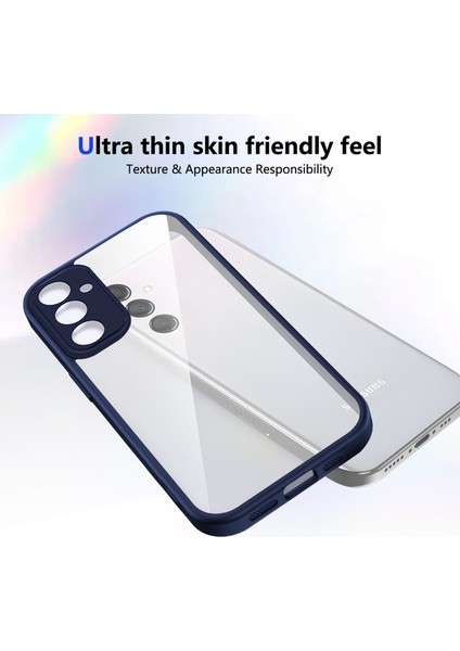 Samsung Galaxy M14 5g,için Laimtop Kılıf, Kamera Lens Korumalı Hibrit 2'si 1 Arada Şeffaf Kılıf-Blue (Yurt Dışından) fırsatları