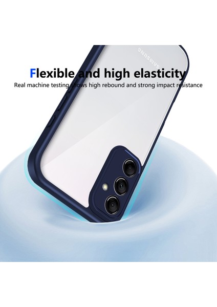 Samsung Galaxy M14 5g,için Laimtop Kılıf, Kamera Lens Korumalı Hibrit 2'si 1 Arada Şeffaf Kılıf-Blue (Yurt Dışından) indirimleri