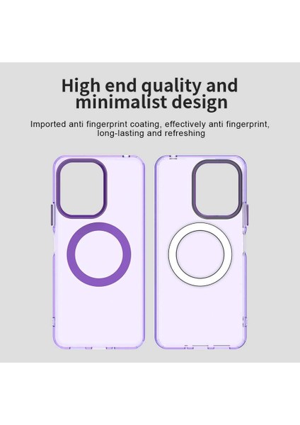 Xiaomi Redmi 13C 4g/redmi 13C 5g/poco C65/POCO M6 5g,için Laimtop Kılıf, Manyetik Yarı Saydam Mat Arka Kapak, Darbeye Dayanıklı Kılıf-Mor (Yurt Dışından) indirimleri