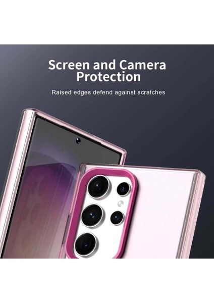 Samsung Galaxy S23 Ultra 5g,için Laimtop Kılıf, Manyetik Yarı Saydam Mat Arka Kapak, Darbeye Dayanıklı Kılıf-Kırmızı (Yurt Dışından) fiyatları