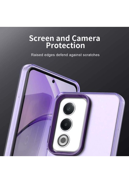 Oppo A3 PRO/A80,IÇIN Laimtop Kılıf, Manyetik Yarı Saydam Mat Arka Kapak, Darbeye Dayanıklı Kılıf-Mor (Yurt Dışından) fiyatları