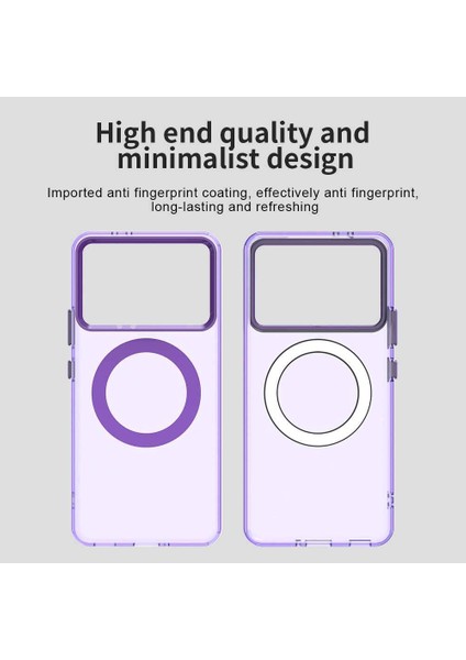 Xiaomi Redmi K70/K70 Pro/poco F6 Pro,için Laimtop Kılıf, Manyetik Yarı Saydam Mat Arka Kapak, Darbeye Dayanıklı Kılıf-Mor (Yurt Dışından) indirimleri