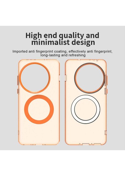 Oneplus 13,için Laimtop Kılıf, Manyetik Yarı Saydam Mat Arka Kapak, Darbeye Dayanıklı Kılıf-Turuncu (Yurt Dışından) indirimleri