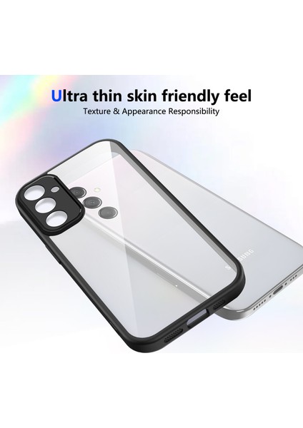 Samsung Galaxy M14 5g,için Laimtop Kılıf, Kamera Lens Korumalı Hibrit 2'si 1 Arada Şeffaf Kılıf-Siyah (Yurt Dışından) fırsatları