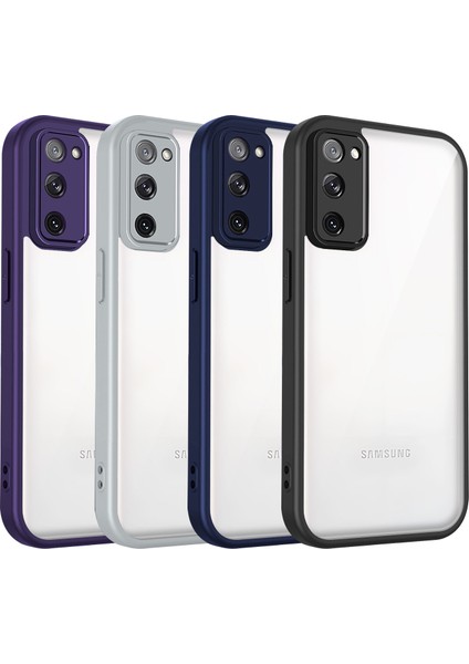 Samsung Galaxy S20 FE/S20 Fe 5G/S20 Fe 2022,IÇIN Laimtop Kılıf, Kamera Lens Korumalı Hibrit 2'si 1 Arada Şeffaf Kılıf-Siyah (Yurt Dışından) fiyatları