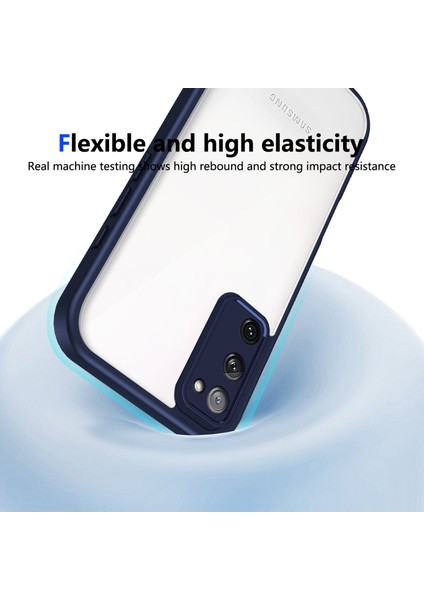 Samsung Galaxy S20 FE/S20 Fe 5G/S20 Fe 2022,IÇIN Laimtop Kılıf, Kamera Lens Korumalı Hibrit 2'si 1 Arada Şeffaf Kılıf-Blue (Yurt Dışından) indirimleri