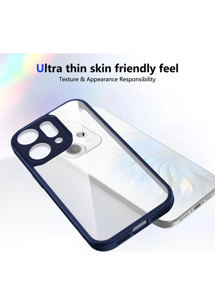 Oppo RENO14,IÇIN Laimtop Kılıf, Kamera Lens Korumalı Hibrit 2'si 1 Arada Şeffaf Kılıf-Blue (Yurt Dışından) fırsatları