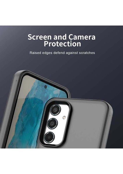 Samsung Galaxy M35,IÇIN Laimtop Kılıf, Manyetik Yarı Saydam Mat Arka Kapak, Darbeye Dayanıklı Kılıf-Siyah (Yurt Dışından) fiyatları