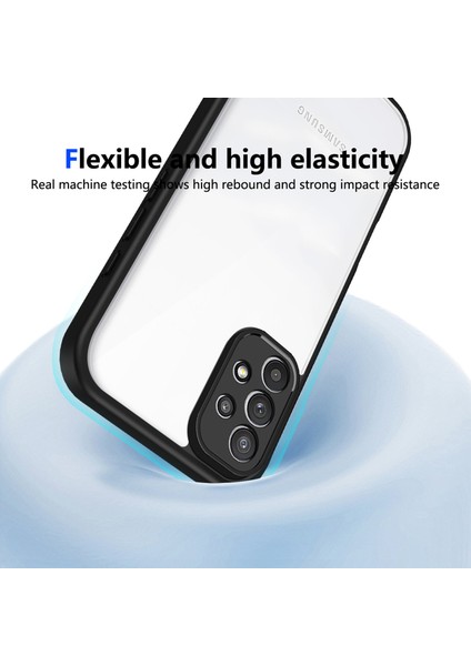 Samsung Galaxy A32 4g,için Laimtop Kılıf, Kamera Lens Korumalı Hibrit 2'si 1 Arada Şeffaf Kılıf-Siyah (Yurt Dışından) indirimleri