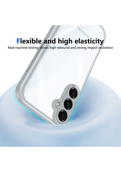 Samsung Galaxy M35,IÇIN Laimtop Kılıf, Kamera Lens Korumalı Hibrit 2'si 1 Arada Şeffaf Kılıf-Gri (Yurt Dışından) indirimleri