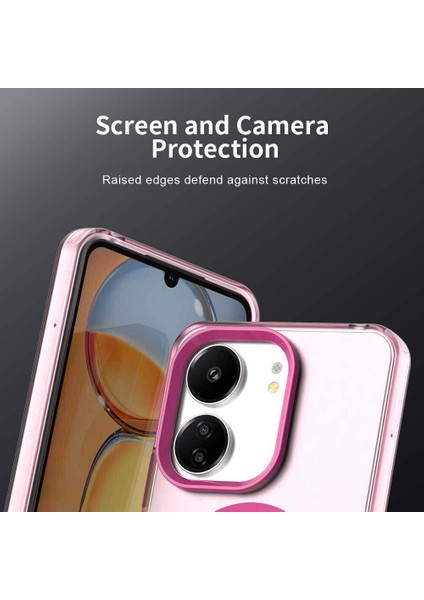 Xiaomi Redmi 13C 4g/redmi 13C 5g/poco C65/POCO M6 5g,için Laimtop Kılıf, Manyetik Yarı Saydam Mat Arka Kapak, Darbeye Dayanıklı Kılıf-Kırmızı (Yurt Dışından) fiyatları