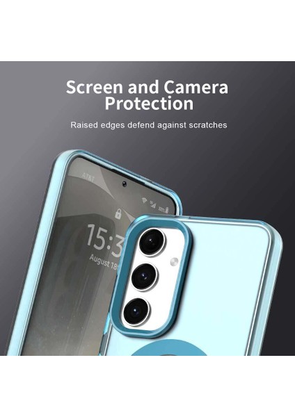 Samsung Galaxy S25 Plus 5g,için Laimtop Kılıf, Manyetik Yarı Saydam Mat Arka Kapak, Darbeye Dayanıklı Kılıf-Mavi (Yurt Dışından) fiyatları