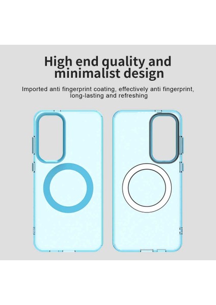Samsung Galaxy S25 Plus 5g,için Laimtop Kılıf, Manyetik Yarı Saydam Mat Arka Kapak, Darbeye Dayanıklı Kılıf-Mavi (Yurt Dışından) indirimleri