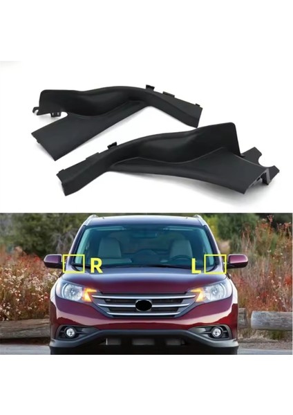 Honda Cr-V Crv Rm Için 2012-2016 Lhd Araba Ön Cam Silindiri Kapak Yan Trim Kapak Su Deflektör Paneli (Yurt Dışından) modelleri