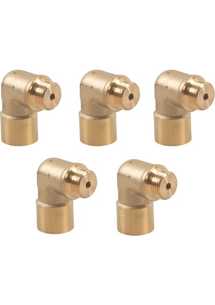 5pcs M18X1.5 90 Derece Araba Oksijen Sensörü Genişletici Pirinç Oksijen Sensör O2 Sensör Adaptörü Oksijen Sensör Konnektörü (Yurt Dışından)