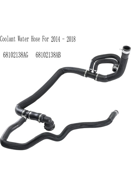 68102138AG Üst ve Alt Radyatör Soğutucu Soğutucu Hortum Soğutucu Su Hortumu Jeep Cherokee Patriot 2.4l 2014 - 2018 68102138AB (Yurt Dışından) indirimleri
