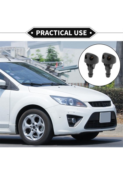 2pcs Yüksek Kaliteli Ön Cam Silecek Yıkayıcı Nozul Enjektör Jet Spreyi 7700413545 Renault Clio Mk2 (Yurt Dışından)