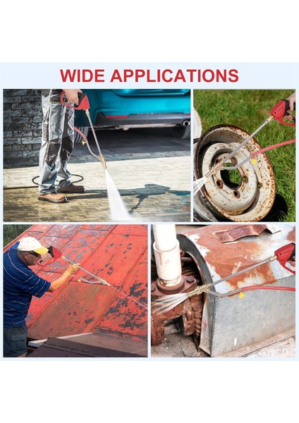 Tabanca Basınçlı Yıkayıcı Kum Kiti, 4 Pc ile Basınçlı Yıkayıcı Için 5000 Psi Kum Yedek Nozumu (Yurt Dışından) fırsatları