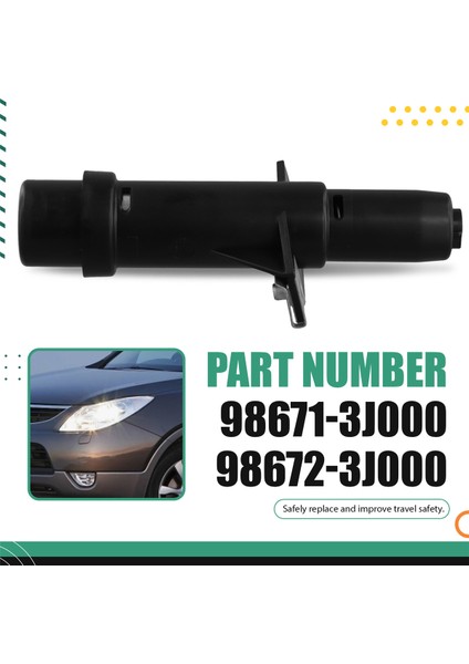 Hyundai IX55 Veracruz 2007-2015 Için Araba Far Rondelası Jet Sprey Nozul 98671-3J000 (Yurt Dışından) indirimleri