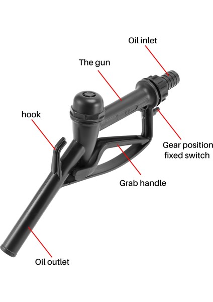 Yeni Hafif Tam Plastik Manuel Yakıt Ikmali Aracı Basit Benzin Yakıt Ikmali Nozeri Kendinden Akan Yakıt Ikmali Nozeri 1 Inç (Yurt Dışından) indirimleri