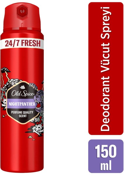 Night Panther Erkek Sprey Vücut Deodorantı 150 ml