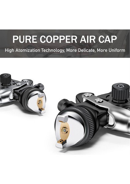 1.7/2,0 mm Nozullu Hvlp Hava Sprey Tabancası, Mini Otomotiv Hava Boya Püskürtücü Tabancası, Araba Boya Tabancası Püskürtücü (Yurt Dışından) indirimleri