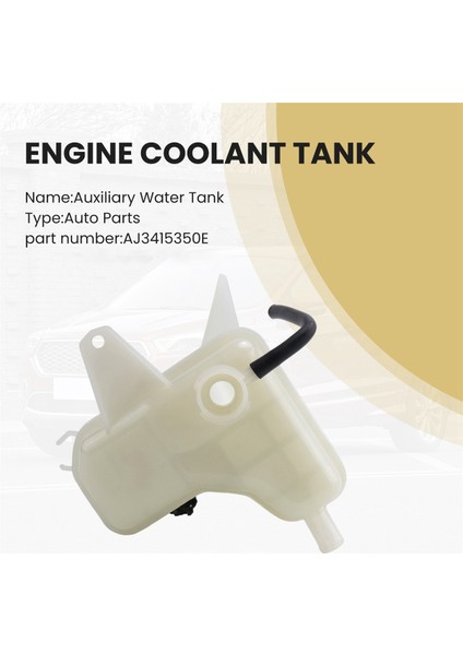 Yeni Yüksek Kaliteli Araç Motor Soğutucu Tank Genişleme Kettle Yardımcı Su Tankı AJ3415350E Ford Kuga 05 03 10 2.3 (Yurt Dışından)