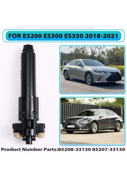 Araba Ön Far Yıkığı Meyzesi Far Temizlik Sprey Nozul 85208-33130 85207-33130 Lexus ES200 ES300 2018-2021 (Yurt Dışından) indirimleri