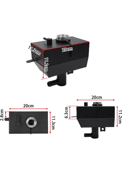 68364312AC 6838115AB Jeep Wrangler Için Yükseltilmiş Alüminyum Yüksek Kaliteli Motor Soğutucu Rezervuarı Jl/jlu 2018 (Yurt Dışından) modelleri
