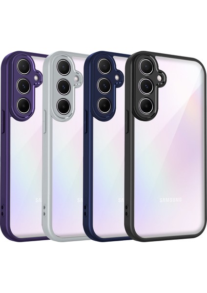 Samsung Galaxy A35,IÇIN Laimtop Kılıf, Kamera Lens Korumalı Hibrit 2'si 1 Arada Şeffaf Kılıf-Mor (Yurt Dışından) fiyatları