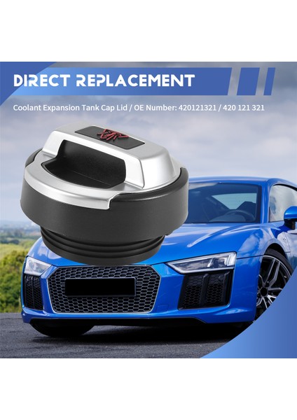 Soğutucu Genişleme Tank Kapak Kapağı Retro 420121321 Scirocco Passat cc R8 A3 A4 (Yurt Dışından) indirimleri