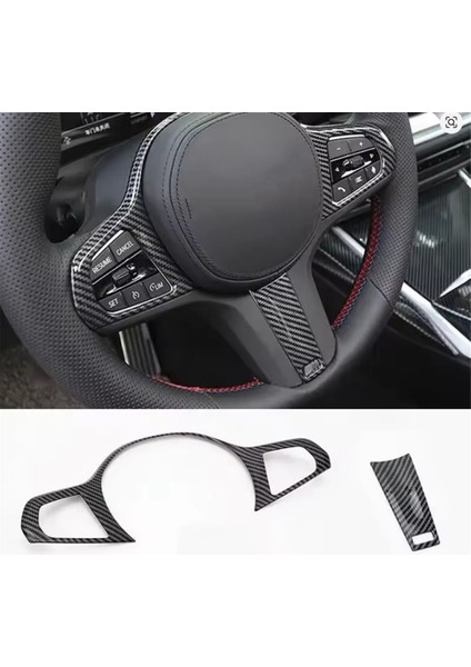 Araç Direksiyon Simidi Düğmesi Kapak Döşeme Çıkartmaları Bmw Için Araç Iç Aksesuarları X3 G01 2018-2024 (Yurt Dışından) fiyatları