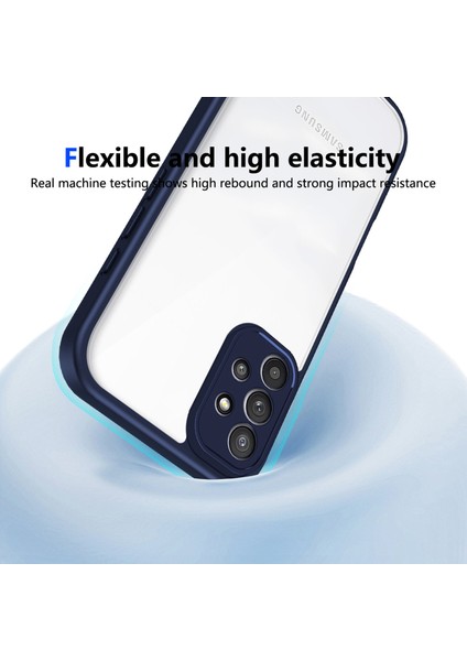Samsung Galaxy A32 5G/M32 5g,için Laimtop Kılıf, Kamera Lens Korumalı Hibrit 2'si 1 Arada Şeffaf Kılıf-Blue (Yurt Dışından) indirimleri